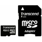 Transcend MicroSD 4Gb (SD adapter ) TS4GUSDHC4